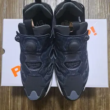 리복 Instapump Fury 스니커즈 블랙/그레이