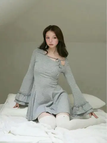 앤드메리 니나 플레어 미니 드레스