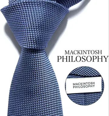 MACKINTOSH PHILOSOPHY 넥타이 솔리드 블루