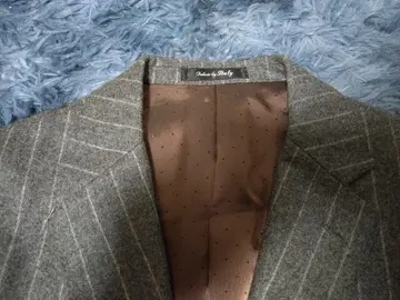 이탈리아제 고급 울 소재 스트라이프 수트 상하의 겨울 상품