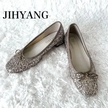 JIHYANG 치히앙 글리터 펌프스 골드 22.5cm