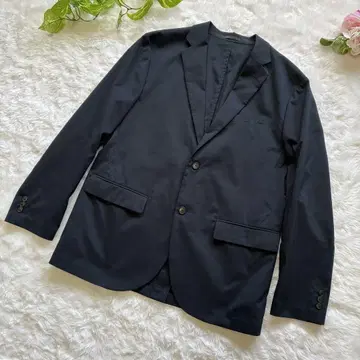 유니클로 감동 자켓 슬림 핏 테일러드 자켓 네이비 XL