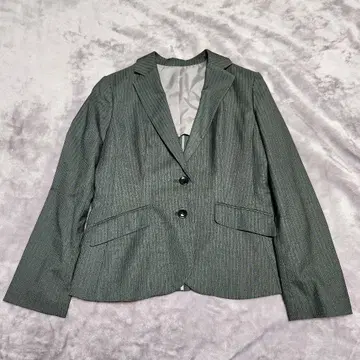 여성용 수트 자켓 그레이 계열 스트라이프 15AR(L 상당)