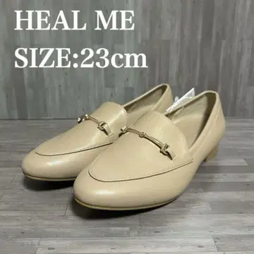 새상품 힐미 HEAL ME 베이지 로퍼 23cm 가죽 신발