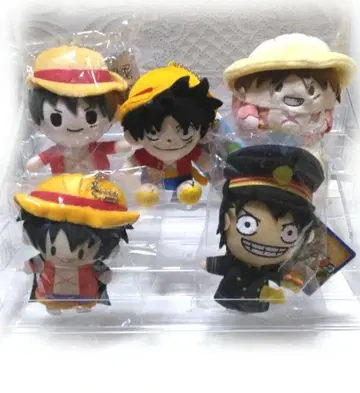 ONEPIECE 봉제 인형 키체인 루피 5종 세트