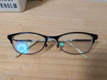 무테 블랙 프레임 안경 안경