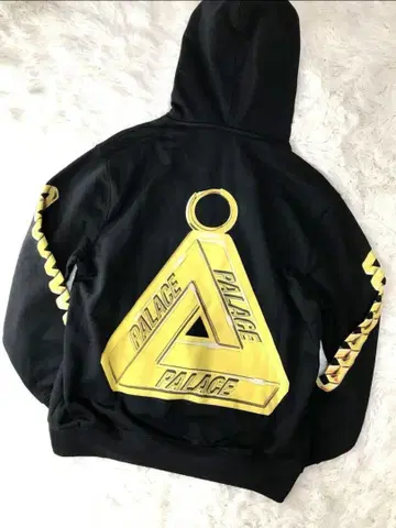 새상품급 PALACE SKATEBOARD 팔라스 후드티 L 블랙