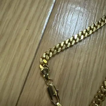 골드 체인 목걸이 이탈리아제 약 50cm