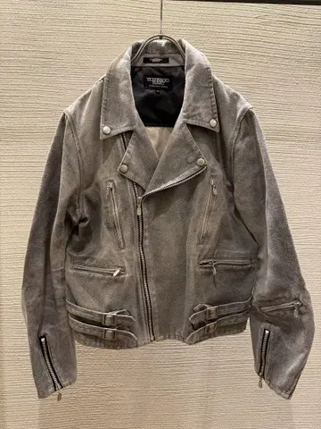 00s 토네이도 마트 데님 라이더 재킷 y2k
