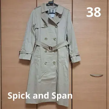 새상품급 Spick & Span 베이지 트렌치코트 38 사이즈
