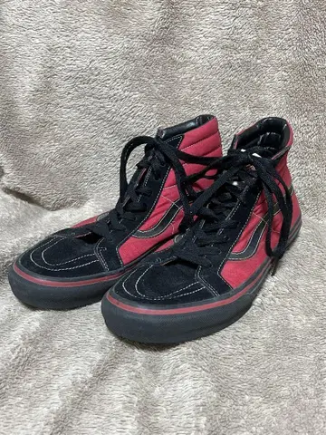 반스 스케이트 하이 sk8 한정판 빨검