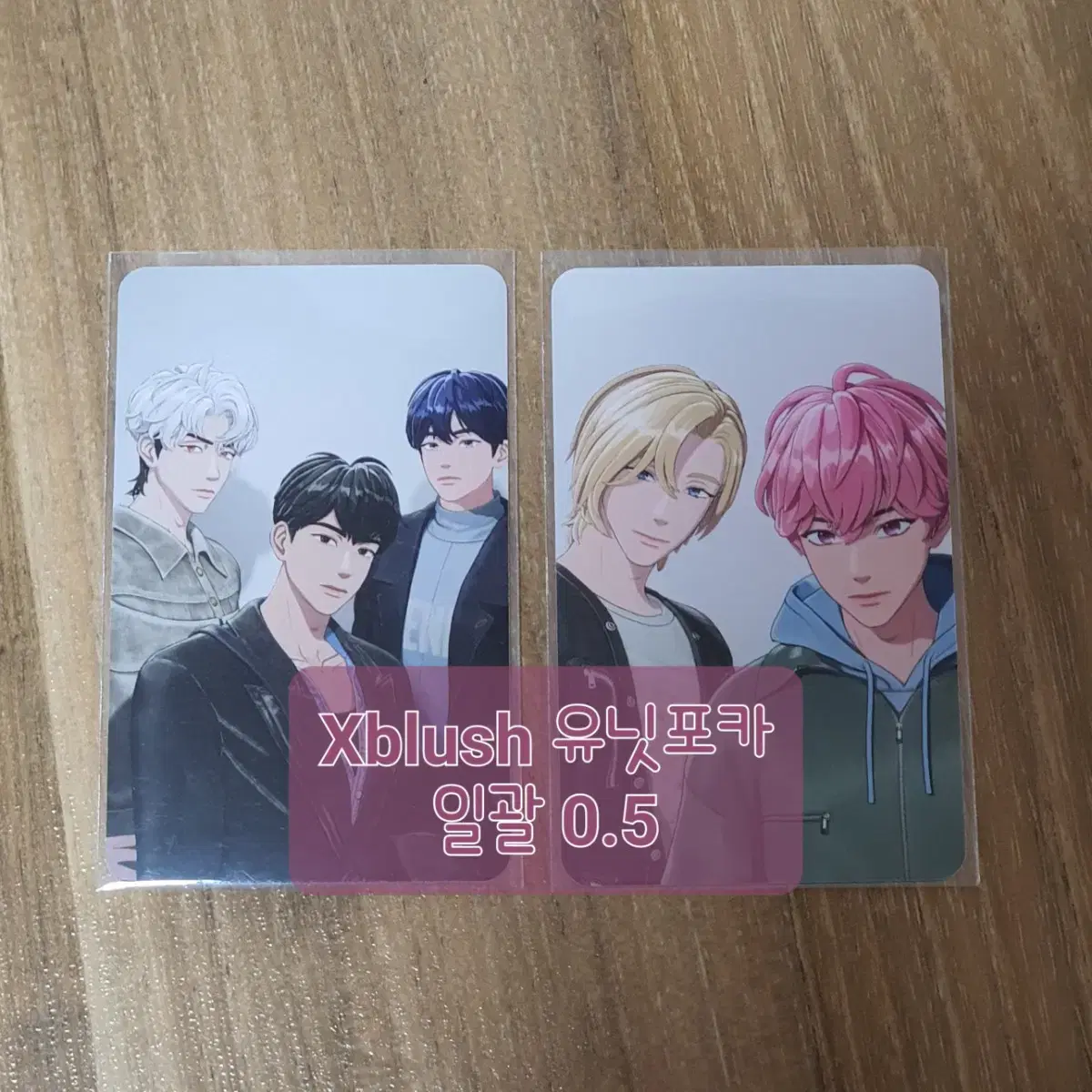 플레이브 Xblush 유닛포카 일괄