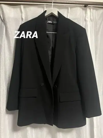 자라 더블 브레스트 오버 사이즈 블레이저