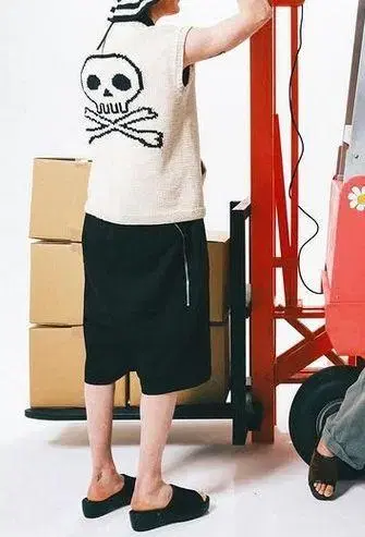 MacMahon Knitting Mills 스컬 니트 베스트