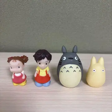 지브리 이웃집 토토로 손가락 인형 소프트 비닐 4개