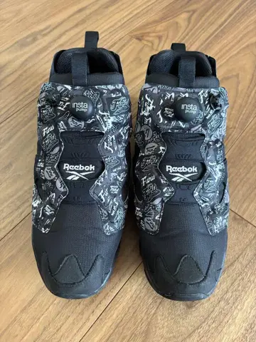리복 Instapump Fury 블랙 28.5