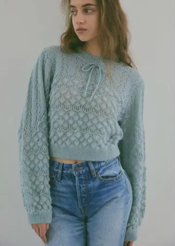 verybrain 베리 브레인 Bubble Mohair P/O 니트
