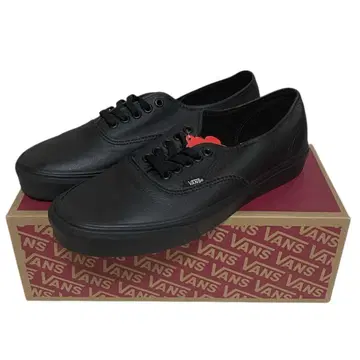 미사용 새상품 VANS 오센틱 올 가죽 28.0cm 블랙