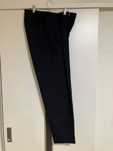 heugn geore 네이비 플리츠 슬랙스