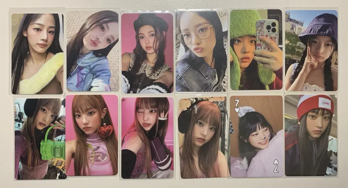 뉴진스 포카 12장 일괄