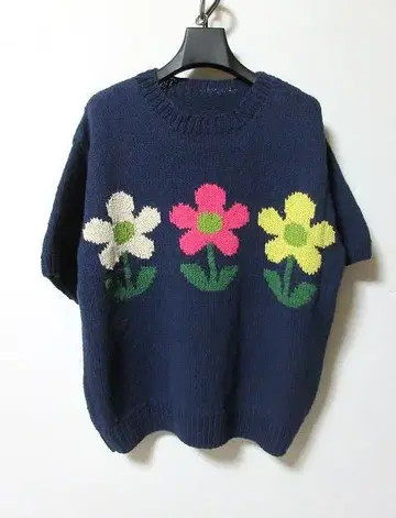 24ss MacMahon Knitting Mills 3 플라워 니트