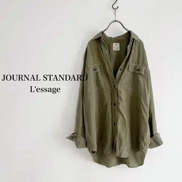 JOURNAL STANDARD L'essage 밀리터리 셔츠