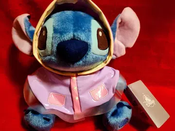 디즈니 스티치 봉제 인형 레인코트 Disney
