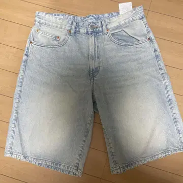 자라 라이트 블루 데님 숏 팬츠 USA34
