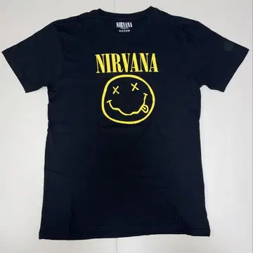 닐바나 NIRVANA 밴드 티셔츠 YELLOW SMILEY