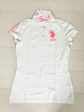 U.S. POLO ASSN. 반팔 피케 셔츠 화이트