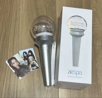 aespa 응원봉 겨울 트레이딩 카드 포함