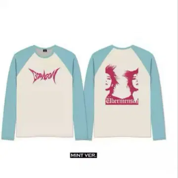 미개봉 새상품 G-DRAGON 래글런 롱 슬리브 민트 지용 공식