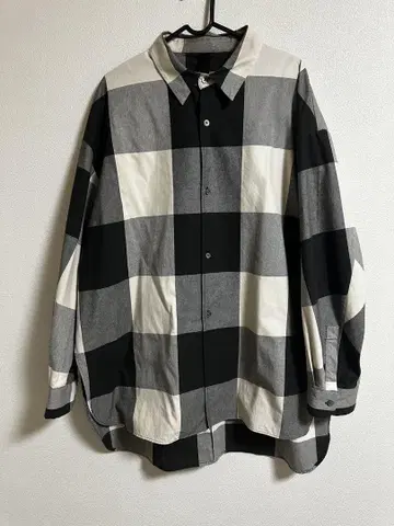 SHINYA KOZUKA CLASSIC SHIRT 셔츠 화이트 블랙 M