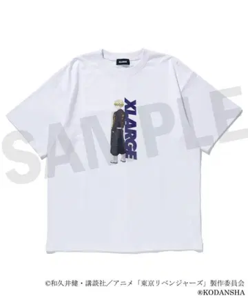 XLARGE 도쿄 레벤저스 치후유 SS 티셔츠