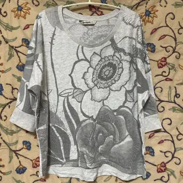 데시구알 Desigual 꽃무늬 티셔츠