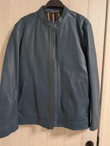 men's melrose 가죽 자켓 블루