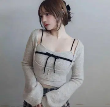 And Mary andmary 나탈리 리본 세트 베이지