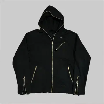 Hurley 블랙 후드 부착 후드티 L