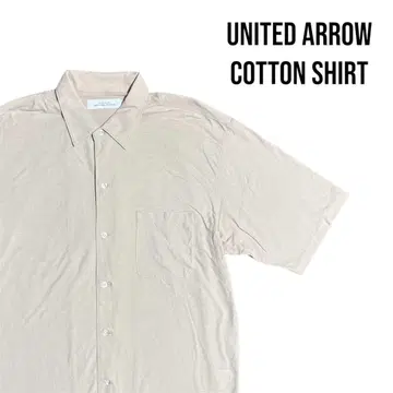 UNITED ARROW 코튼 반팔 셔츠