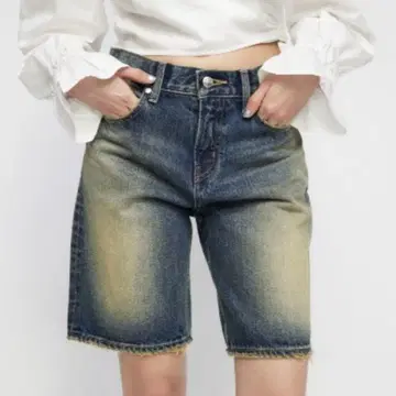 LAGUAGEM 데님 숏 기장