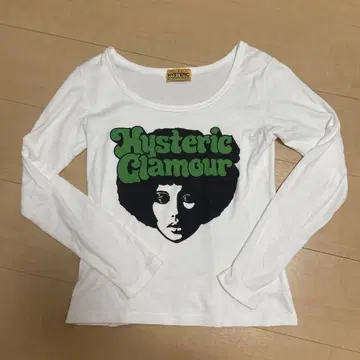 HYSTERICGLAMOUR 화이트 긴팔 티셔츠