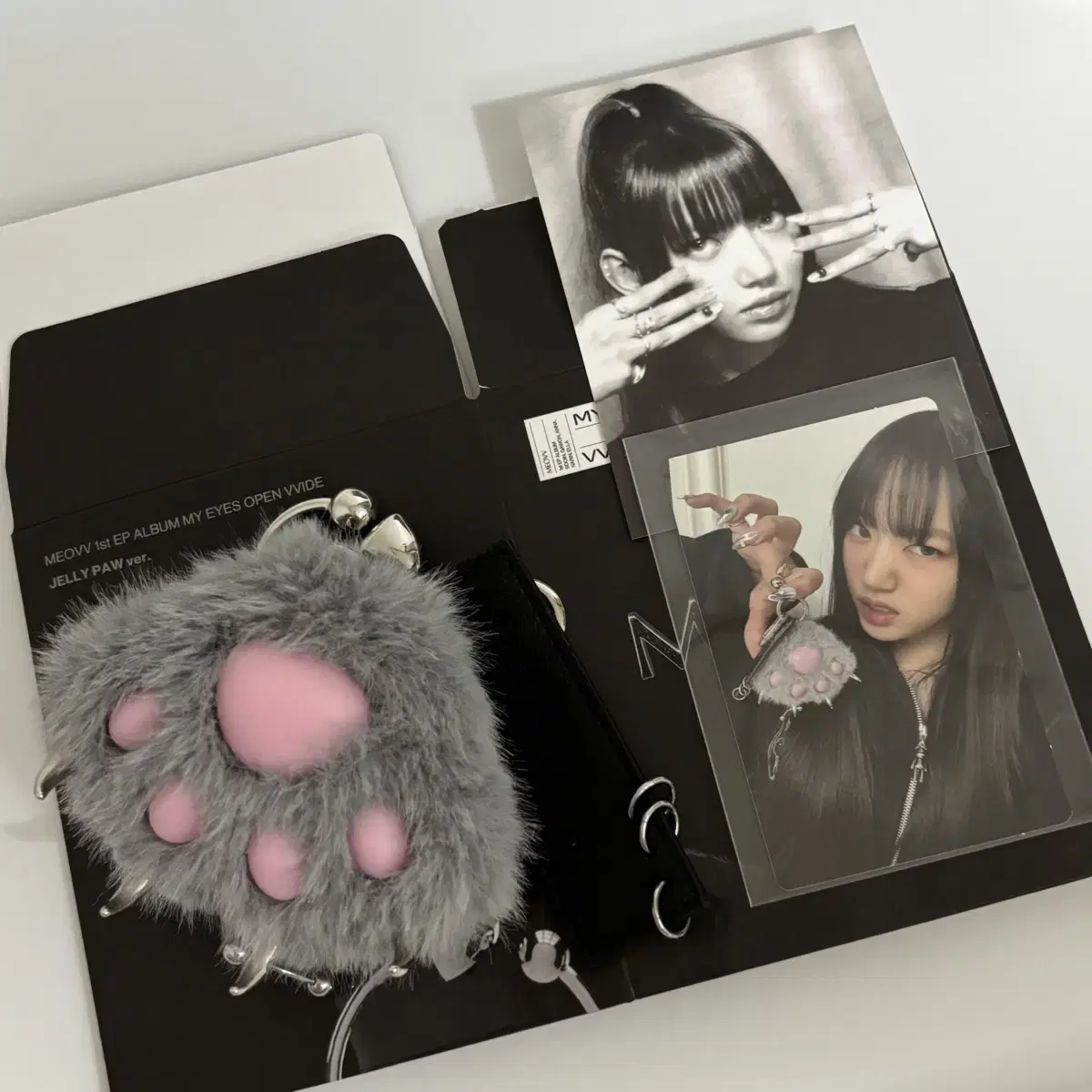 MEOVV ミヤオ アルバム JELLY PAW ver. スイン キーリング スイン MEOVV Jelly Paw Ver. キーリング MEOVV ミヤオ アルバム
