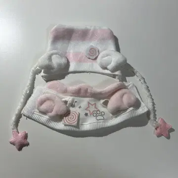 옷 갈아입기 봉제 인형 천사 세트 핑크 10cm 의류