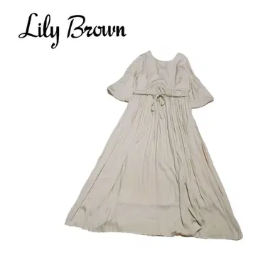 Lily Brown 릴리 브라운 핀턱 슬리브 원피스