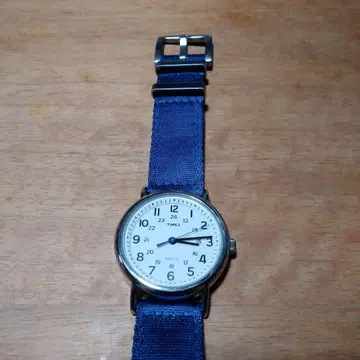 TIMEX 네이비 스트랩 손목시계