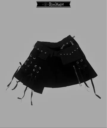 DimMoire 데님 랩 미니 스커트