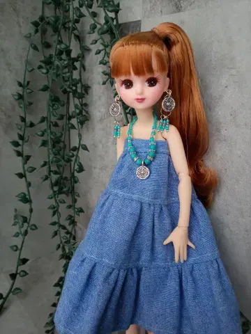 옷 갈아입기 인형 Custom 사이드 포니테일 리카짱