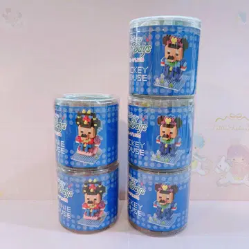 디즈니 나노 블록 칠석 미키 3개 미니 2개 TDL