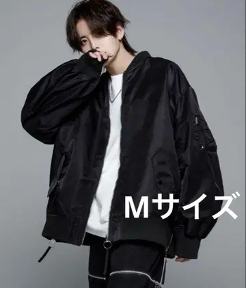 ADRER 리버서블 밀리터리 MA-1 블루종 M 사이즈