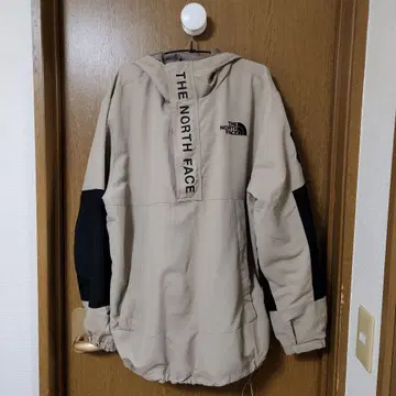 THE NORTH FACE 마운틴 후드티 베이지/블랙